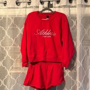 All in Motion Red Women's short set
